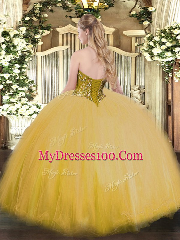 Fashion Sleeveless Organza and Tulle Lace Up Quinceanera Gowns for Military Ball and Sweet 16 and Quinceanera