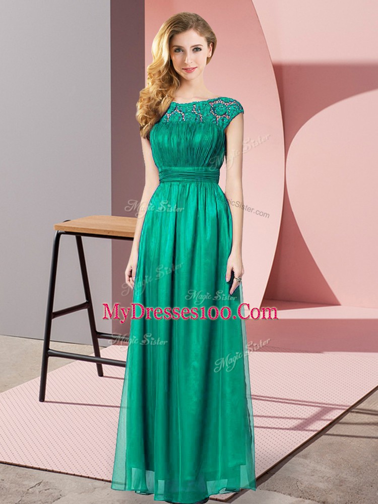 Extravagant Turquoise Sleeveless Tulle Zipper Evening Dress for Prom and Party
