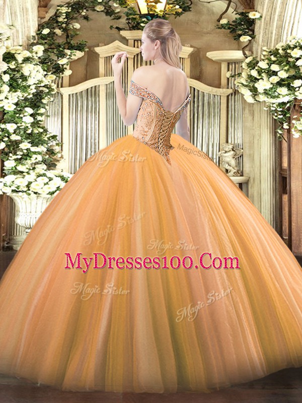 Enchanting Baby Blue Sleeveless Beading Floor Length Quinceanera Gown