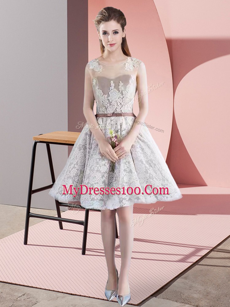 Smart White Sleeveless Taffeta and Tulle Zipper for Prom and Party