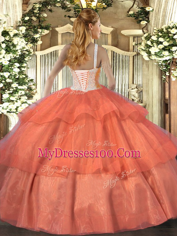 Lavender Sleeveless Tulle Lace Up 15 Quinceanera Dress for Military Ball and Sweet 16 and Quinceanera
