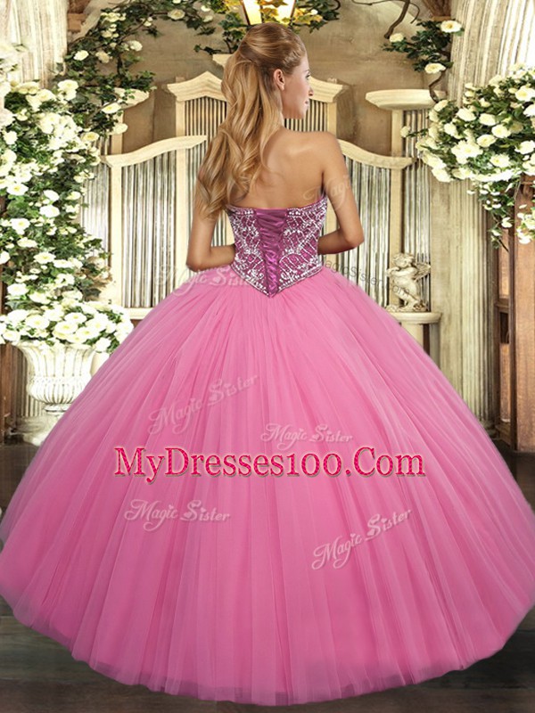 Lilac Sleeveless Floor Length Ruffles Lace Up 15 Quinceanera Dress
