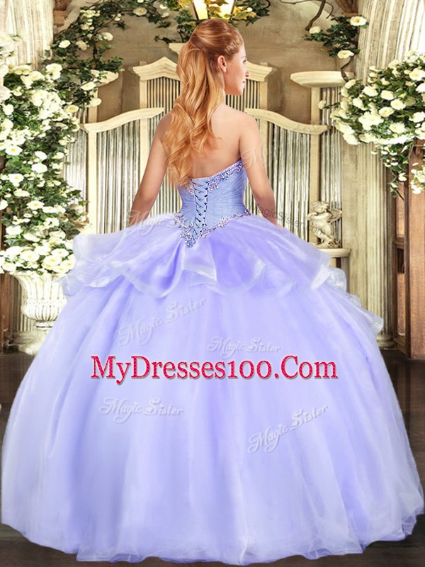 Adorable Light Blue Strapless Lace Up Appliques Sweet 16 Quinceanera Dress Sleeveless