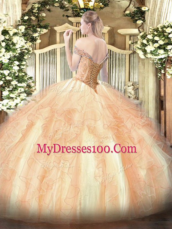 Floor Length Ball Gowns Sleeveless Lavender Quinceanera Gowns Lace Up