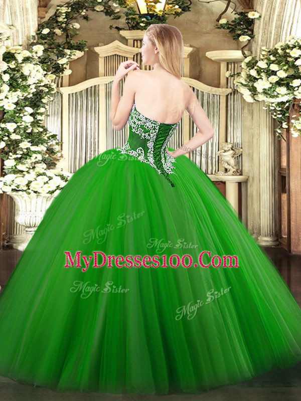 Wine Red Sleeveless Tulle Lace Up Quinceanera Gown for Military Ball and Sweet 16 and Quinceanera