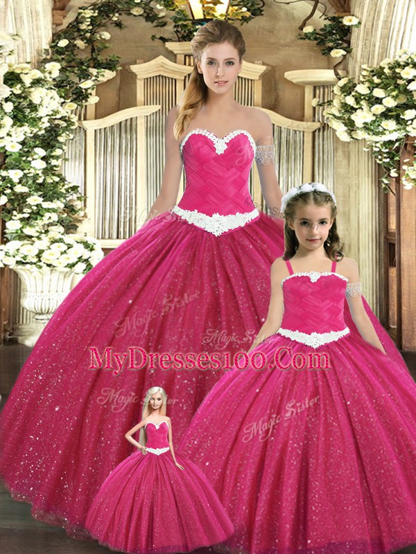 Nice Red Sleeveless Ruching Floor Length Vestidos de Quinceanera