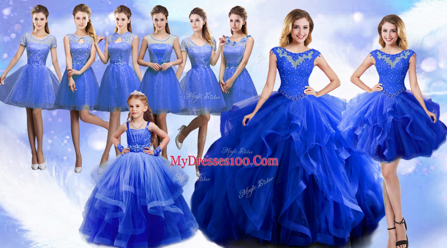 Sexy Sleeveless Beading and Ruffles Lace Up Sweet 16 Dresses