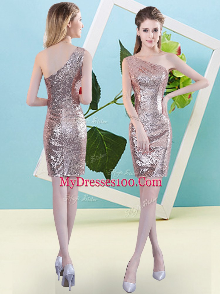 Sexy Sequined Sleeveless Mini Length Military Ball Dresses and Sequins