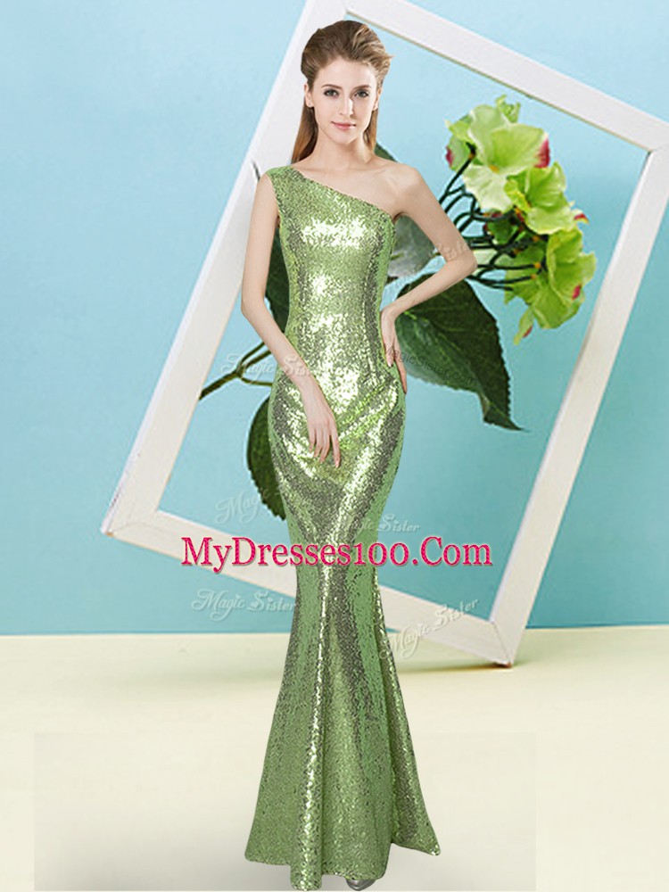 Sleeveless Sequins Zipper Homecoming Dress