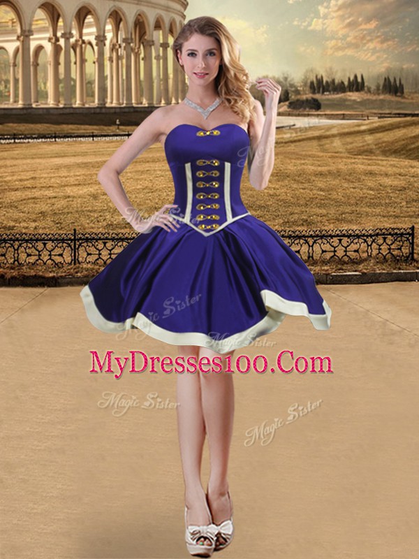 Great Floor Length Purple Ball Gown Prom Dress Sweetheart Sleeveless Lace Up