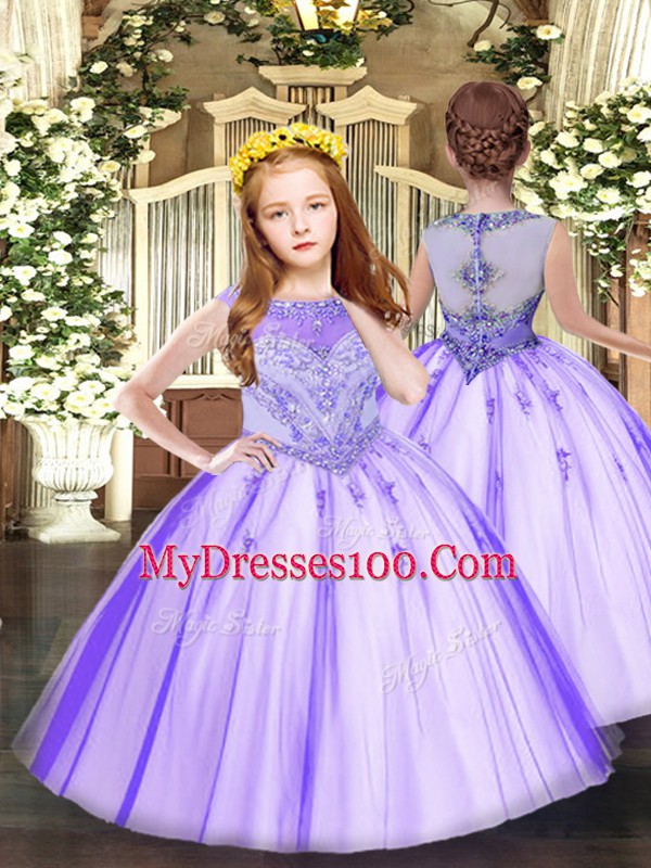Eggplant Purple Sweet 16 Quinceanera Dress Military Ball and Sweet 16 and Quinceanera with Beading Scoop Sleeveless Lace Up