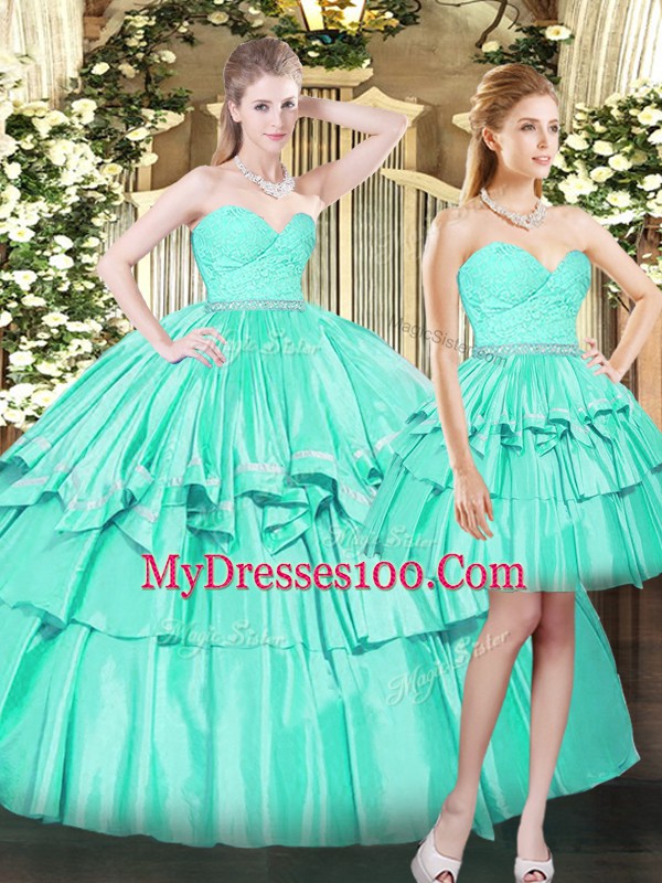 Best Organza Sleeveless Floor Length Vestidos de Quinceanera and Ruching