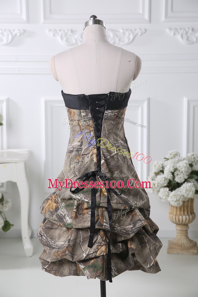 Sophisticated Multi-color Sleeveless Printed Lace Up Club Wear for Prom and Party