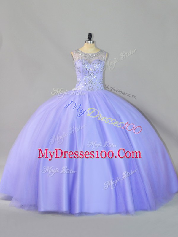 Sleeveless Sequins Zipper Vestidos de Quinceanera