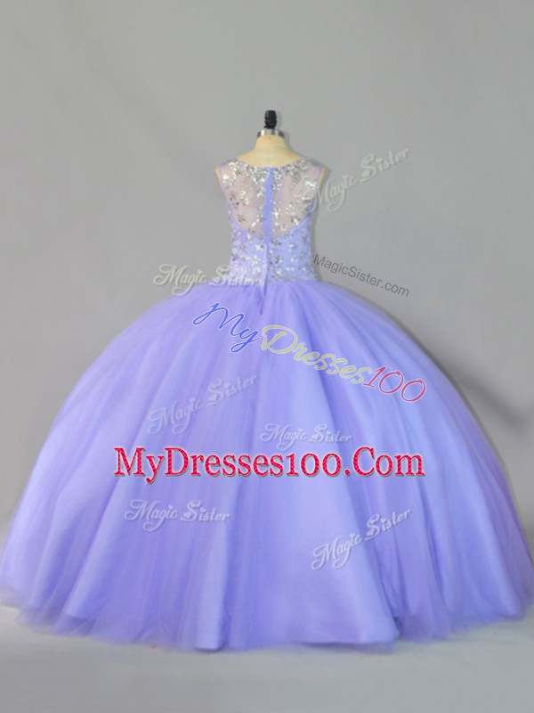 Sleeveless Sequins Zipper Vestidos de Quinceanera
