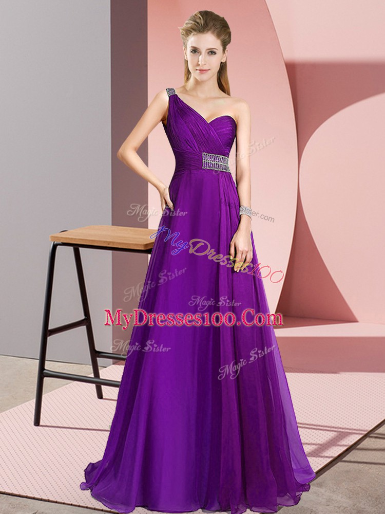 Luxurious Sleeveless Brush Train Beading Criss Cross Military Ball Gowns