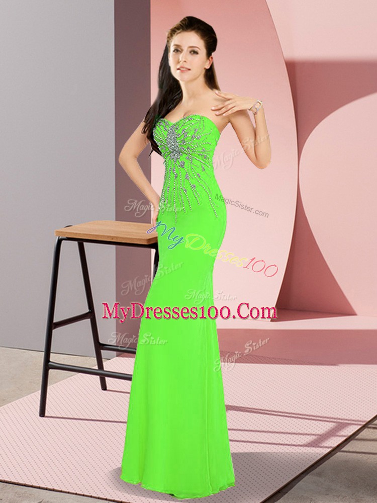 Gorgeous Sleeveless Beading Zipper Military Ball Dresses