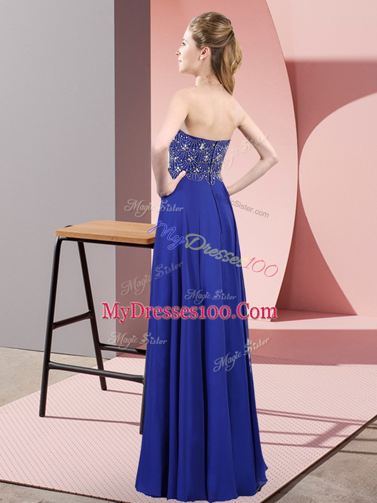 Empire Prom Gown Wine Red Sweetheart Chiffon Sleeveless Floor Length Zipper