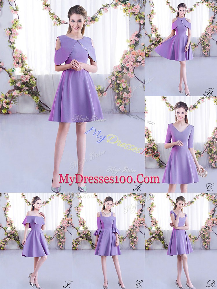 Designer Mini Length A-line Half Sleeves Pink Quinceanera Dama Dress Zipper