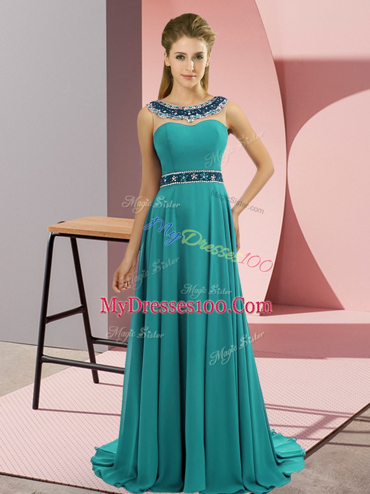 Sleeveless Brush Train Beading Zipper