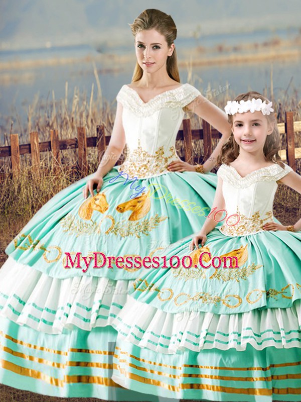 Captivating Apple Green Sleeveless Satin Lace Up 15th Birthday Dress for Sweet 16 and Quinceanera