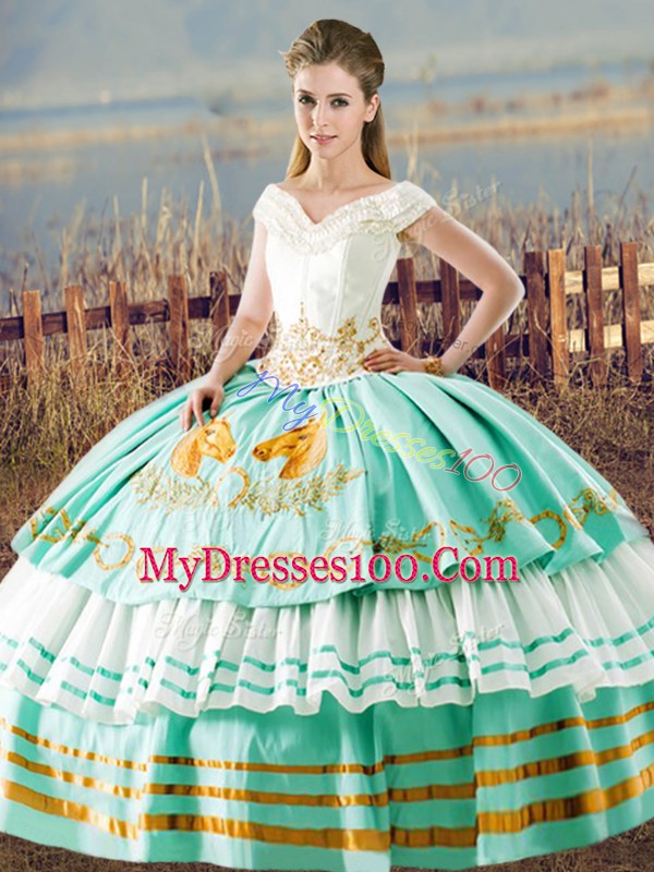 Captivating Apple Green Sleeveless Satin Lace Up 15th Birthday Dress for Sweet 16 and Quinceanera
