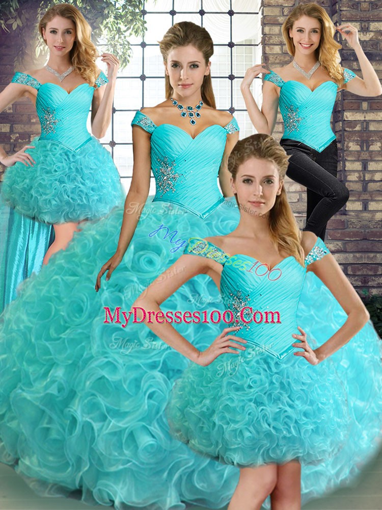 Affordable Sleeveless Lace Up Floor Length Beading Quince Ball Gowns
