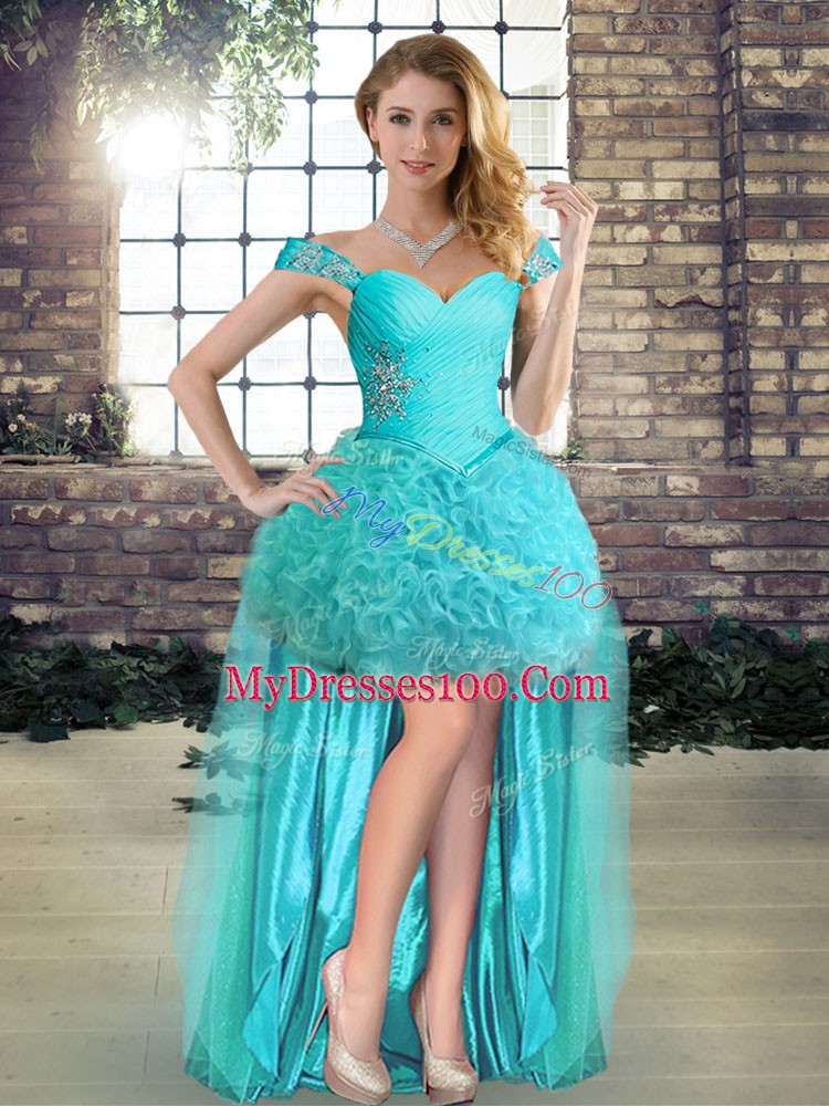 Affordable Sleeveless Lace Up Floor Length Beading Quince Ball Gowns