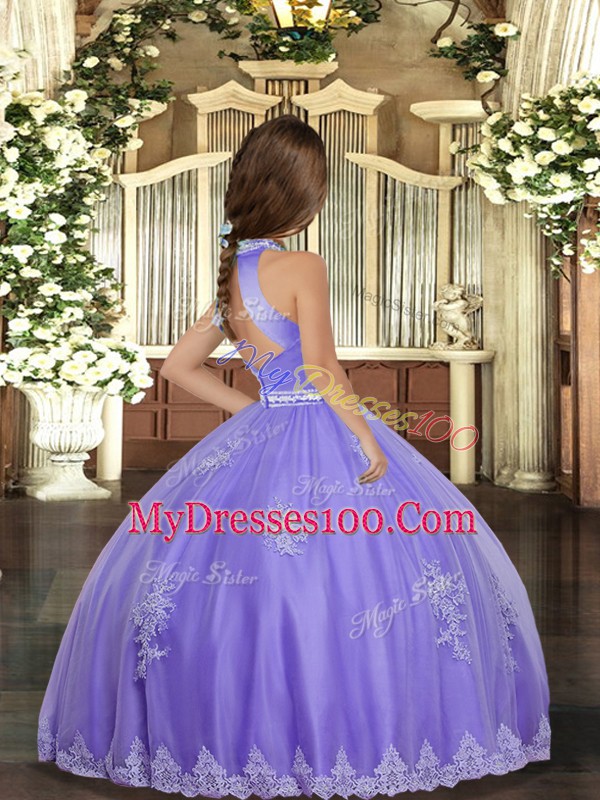 Floor Length Ball Gowns Sleeveless Yellow Green Little Girls Pageant Dress Wholesale Backless