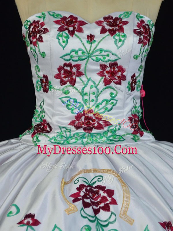 Burgundy Organza Lace Up 15th Birthday Dress Sleeveless Floor Length Embroidery and Ruffles