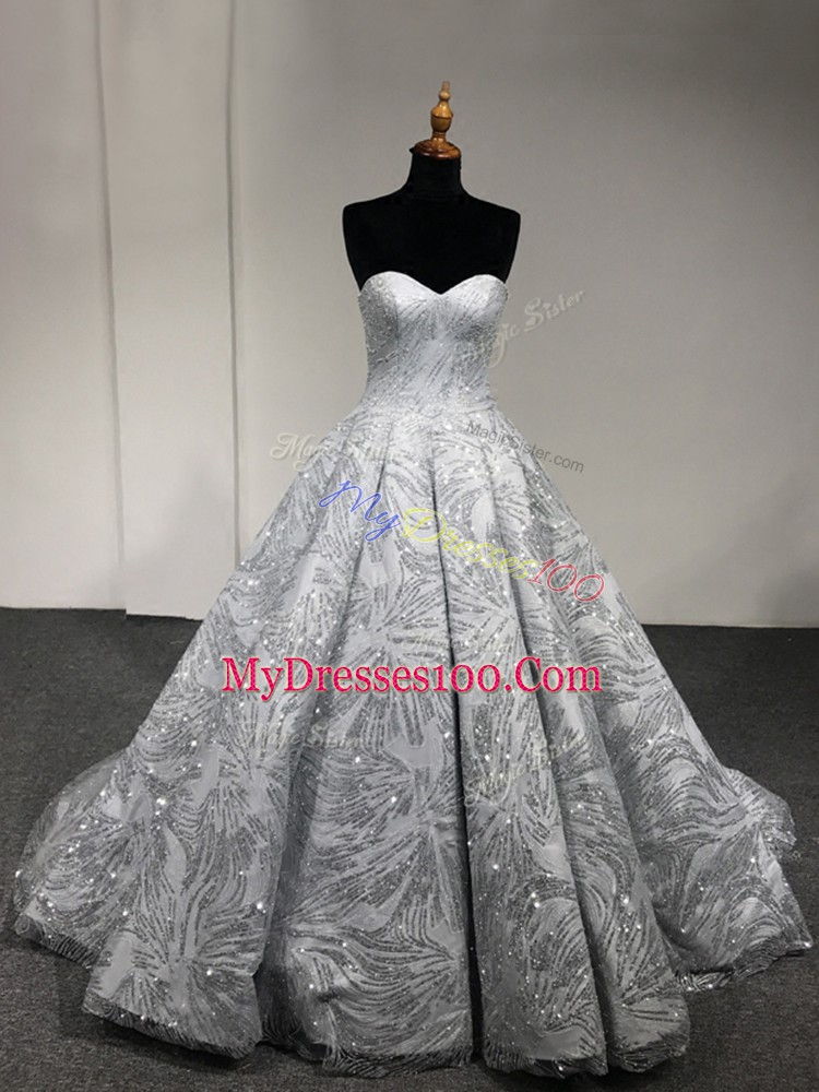 Custom Designed Sleeveless Floor Length Quinceanera Dresses and Sequins