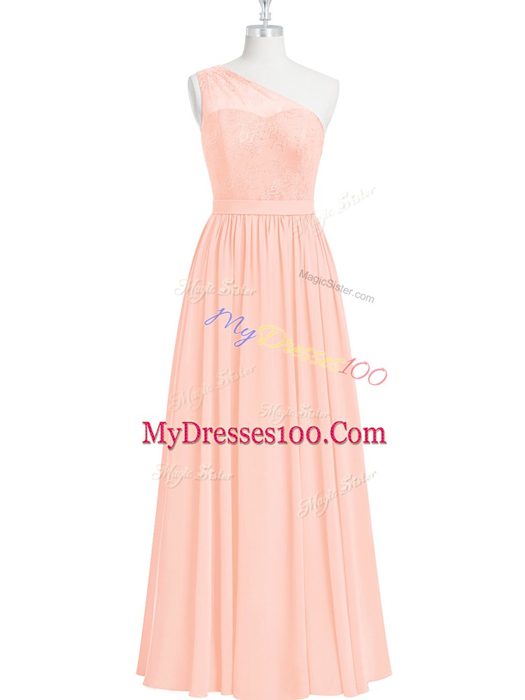 Sleeveless Lace Prom Gown
