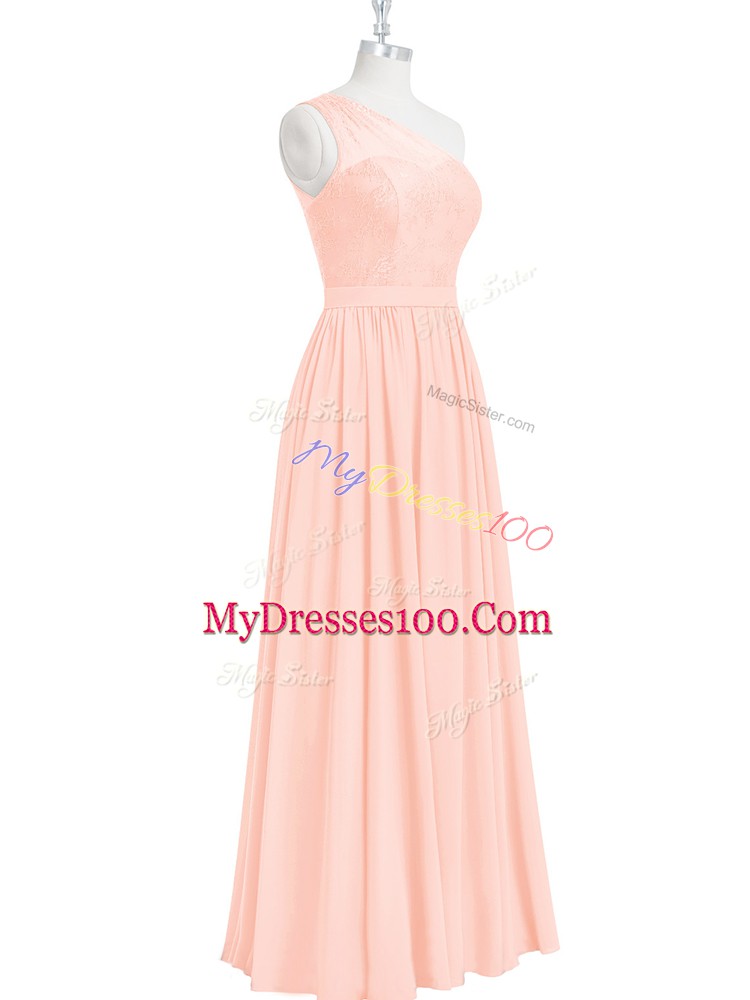 Sleeveless Lace Prom Gown