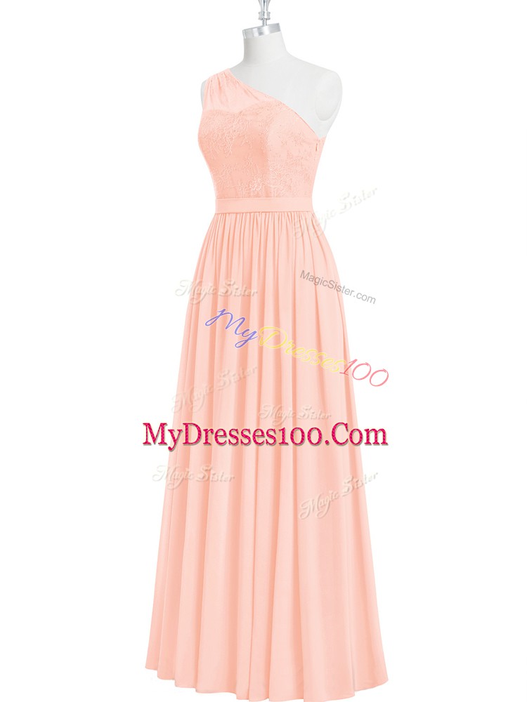 Sleeveless Lace Prom Gown