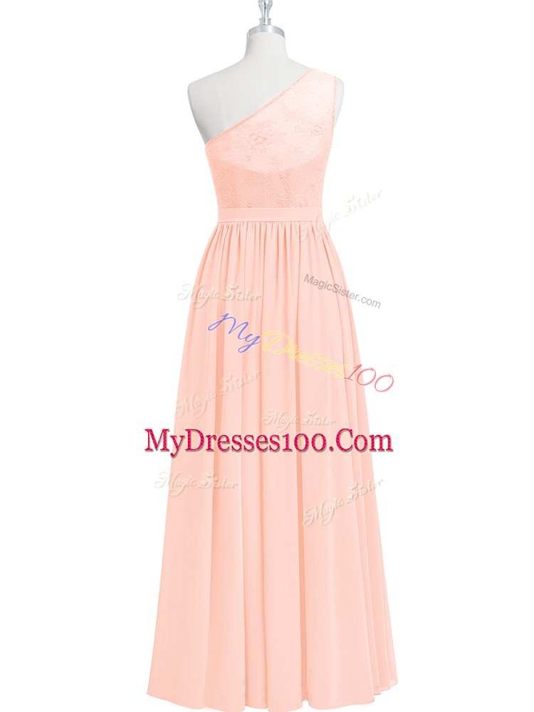 Sleeveless Lace Prom Gown