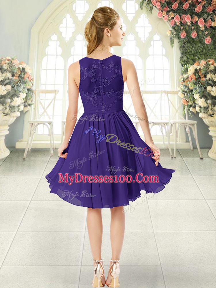 Best Sleeveless Lace Zipper Dress for Prom
