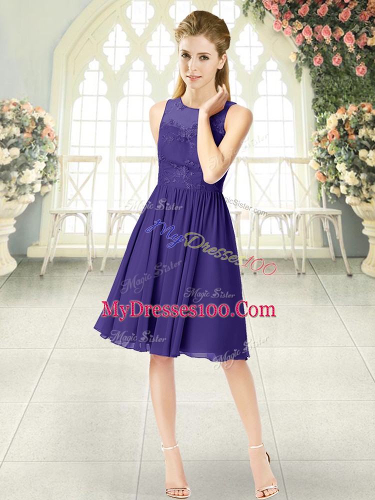 Best Sleeveless Lace Zipper Dress for Prom