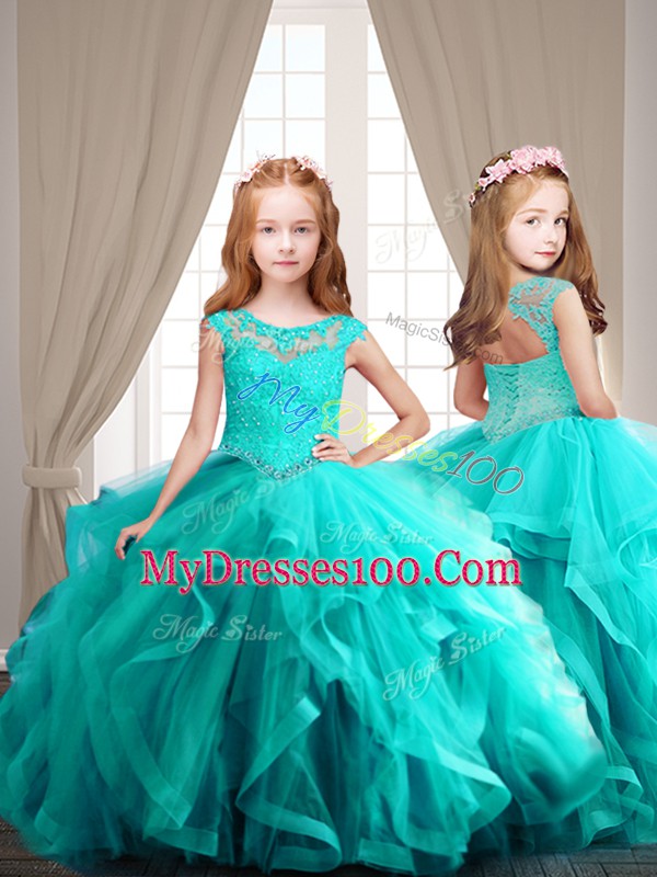 Custom Made Cap Sleeves Lace Up Beading Quinceanera Dresses