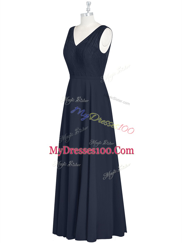 Exquisite Black V-neck Zipper Ruching Sleeveless