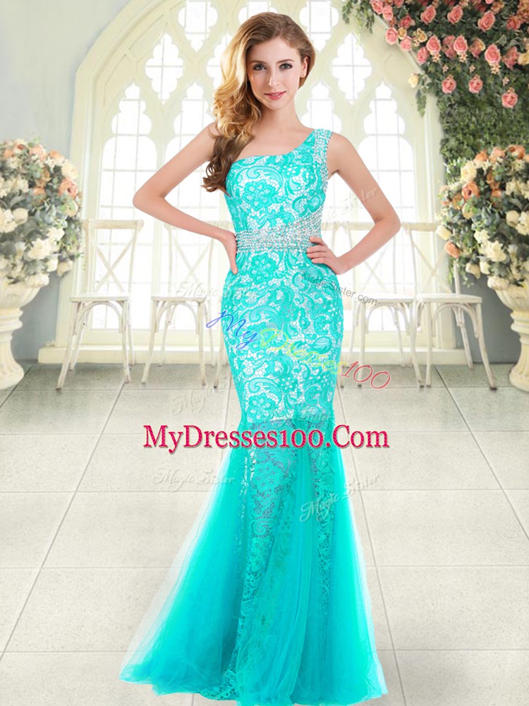 Fabulous Sleeveless Beading and Lace Zipper Homecoming Dress