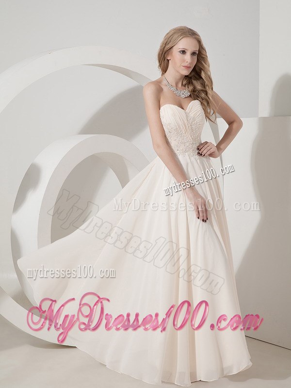 Beige Sweetheart Empire Strapless Pleated Bridesmaid Dresses