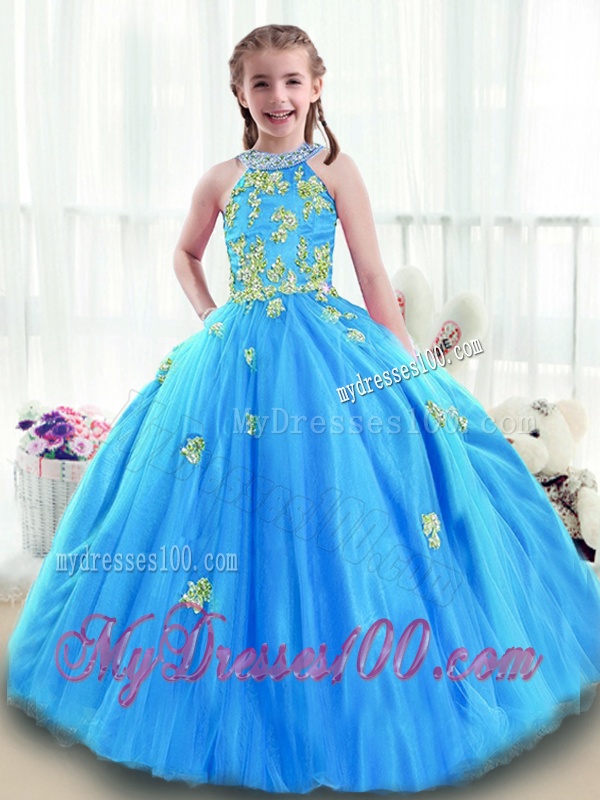 New Arrivals High Neck Mini Quinceanera Gowns with Beading
