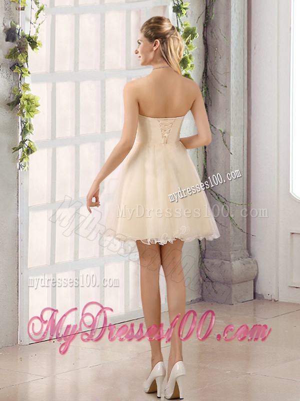 2016 Sturning Sweetheart A Line Bridesmaid Dress with Beading