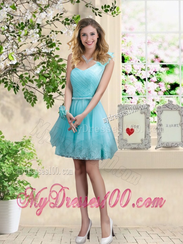 Beautiful Mini Length Bridesmaid Dresses with One Shoulder