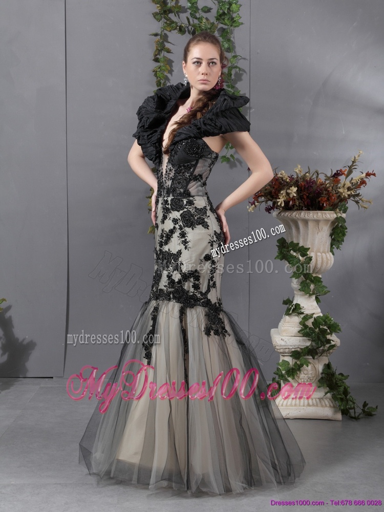 2016 Popular Beading and Appliques Mother of The Bride Dress in Multi Color