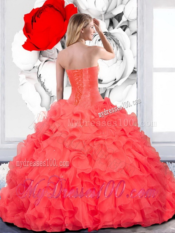2016 Inexpensive Beading and Ruffles Sweetheart Quinceanera Gown in Teal