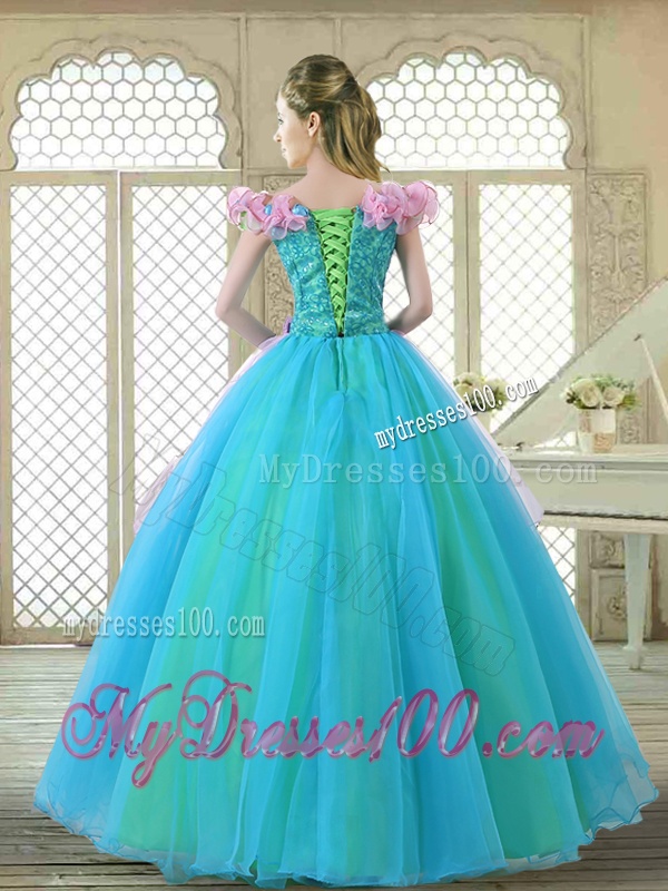 Classical Off the Shoulder Quinceanera Gowns with Ruffles and Bowknot