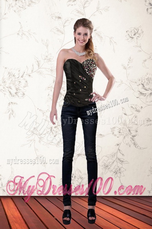 Flirting Multi Color Sweetheart Sweet 16 Dresses with Ruffles and Beading