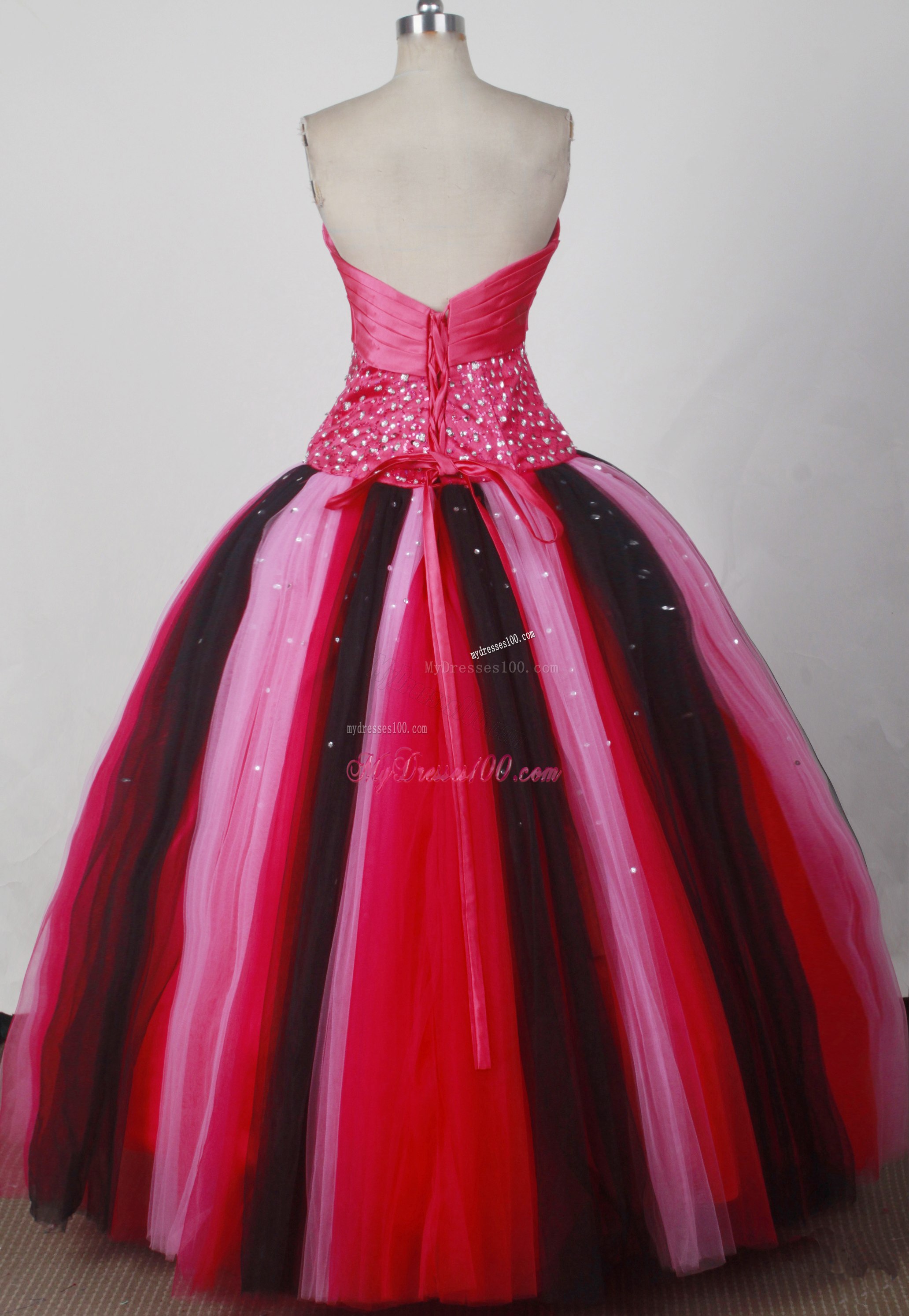 Pleats and Jacket Accent Quinceanera Dress in Multi Colors