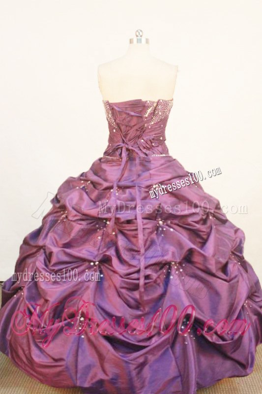 Ruching and Pick-ups Sweet 15 Dresses with Beading Sweetheart Neckline